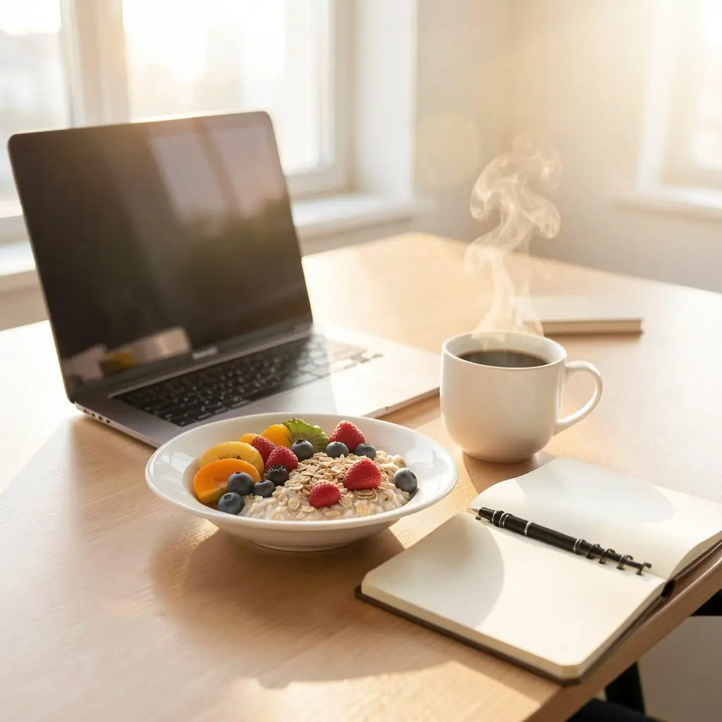 Alimentación saludable para mejorar la productividad diaria
